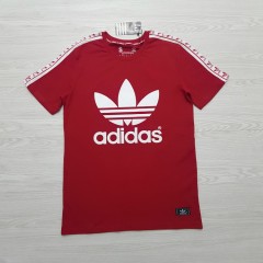 ADIDAS Mens Tshirt (RED) (S - M- L - XL)