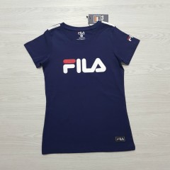 FILA Ladies T-shirt(NAVY)( S - M- L - XL -)