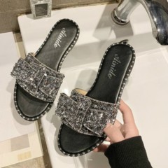Ladies Slippers ( SILVER ) (36 to 40)