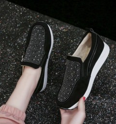 Ladies Sneakers Shoes ( BLACK ) (36 to 40)