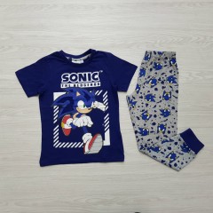 SONIC Boys 2 Pcs Pyjama Set (NAVY-GRAY) (5-6 To 14-15 Years)