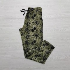AVENUE Ladies Pyjama (GREEN - BLACK) (L - XL)