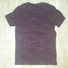 THE BASICS Mens T-Shirt (MAROON) (S - M - L - XL)