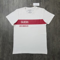 GUESS Mens T-Shirt  (WHITE) (S - M - L - XL)