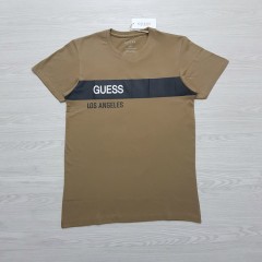 GUESS Mens T-Shirt  (BROWN) (S - M - L - XL)