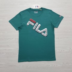 FILA Mens T-Shirt  ( BLUE GREEN) (S - M - L - XL)