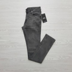 JACK JONES Mens Slim Fit Jeans (DARK GRAY) (27 to 38)