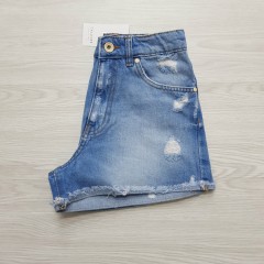CALLIOPE Ladies Short Jeans (BLUE) (XS - S - M - L - XL)