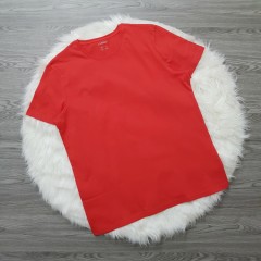 LIVERGY Mens Plain  T-Shirt  (RED) (L - XL - XXL)