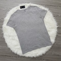 LIVERGY Mens Plain  T-Shirt  (GRAY) (S - M - L - XL - XXL)