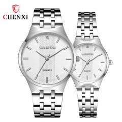 CHENXI Set Couple Watch + Free Maching Bracelet