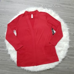 LILI MAGAN Ladies Shirt (RED) (M - L)