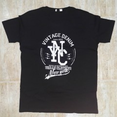 NEW YORK Mens T-Shirt (BLACK) (S - M - L - XL)