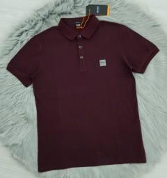 HUGO BOSS Mens Polo Shirt (MAROON) (S - M - L - XL - XXL)