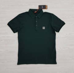 HUGO BOSS Mens Polo Shirt (DARK GREEN) (S - M - L - XL - XXL)