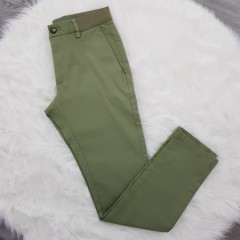 TAPERED FIT Mens Twill Pants (GREEN) (26 to 44 EUR)