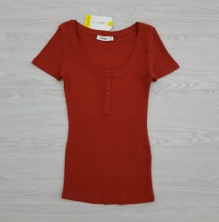 TERRANOVA Ladies T-Shirt (ORANGE) (XS - M - L - XL )