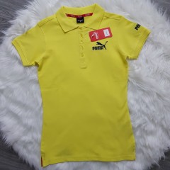 PUMA Ladies Polo Shirt (YELLOW) (S - M - L - XL)