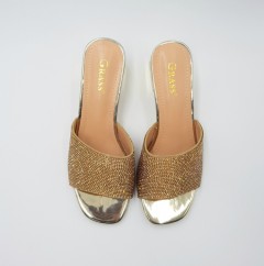 CLOWSE Ladies Sandals Shoes (GOLD) (36 to 41)