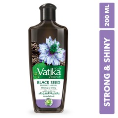 Vatika Black Seed Hair Oil Strong And Shiny 200ml (MA) (CARGO)