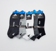 ADIDAS Mens 5 pcs Pack Socks (Free Size) ( Random Color)