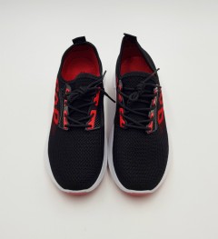 SOP FASHION Ladies Shoes (BLACK - RED) (37 to 41)
