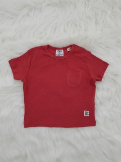 ZARA Boys T-shirt (RED) (3-6 Months To 3-4 Years)