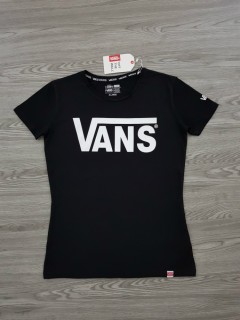 VANS Ladies T-Shirt (BLACK) (XL)