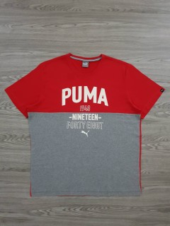 PUMA Mens T-Shirt (RED - GRAY) (X L - XXL) 
