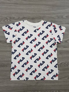 FILA Boys T-Shirt (WHITE) (120 to 130 CM)