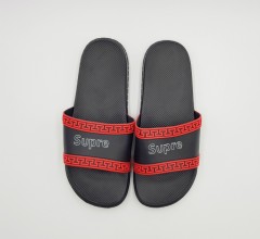 SUPRE Mens Slippers (RED - BLACK) (40 to 45)