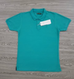 STAY TRUE Mens Polo Shirt (BLUE) (M - L - XL)
