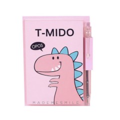 Note Book Whith Auto (LIGHT PINK)