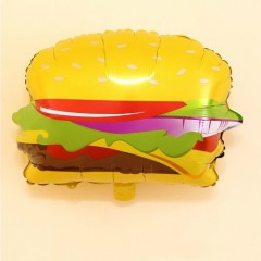 Balloon With Burger Design ( 46Ã—30 )