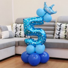 Balloon Numberer 5 (BLUE)
