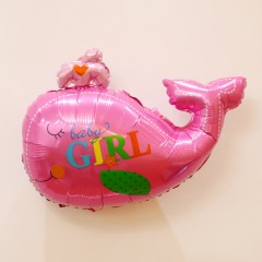 Balloon With Sea Animals Design (PINK) ( 85Ã—65 )
