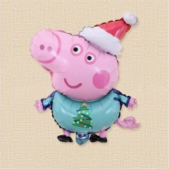 Balloon With Peppa Pig Design (MULTI COLOR) ( 60Ã—40 )