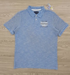STRAIGHT UP Mens Polo Shirt (BLUE) (M - L - XL - XXL)