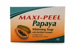 MAXI PEEL  Papaya Whitening Soap (135g) (MOS)