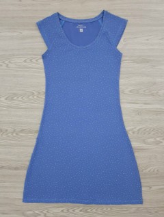 BASIC Ladies Long Top (BLUE) (S - M - L - XL)