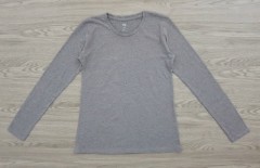 DIP Ladies Long Sleeved Shirt (DARK GRAY) (XS - S - M - L - XL - XXL)