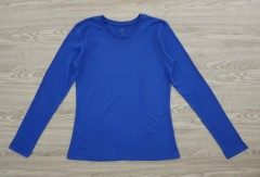 DIP Ladies Long Sleeved Shirt (BLUE) (XS - S - M - L - XL - XXL)