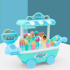 Ice Cream Stroller Toys (BLUE) (29 Ã—22 CM)