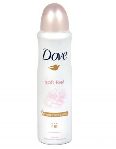 DOVE  Soft Feel warm powder scent Deodorant 48h (150ml) (mos)