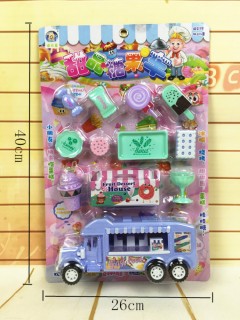 Ice Cream & Candi Truck Toys Pack (PURPLE) (26 Ã— 40 CM)