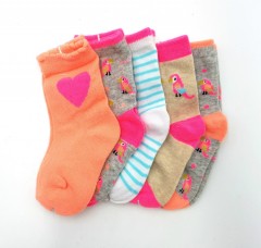 TOM And DAISY Girls Socks 5 Pcs Pack (AS PHOTO) (0 to 36 Months)