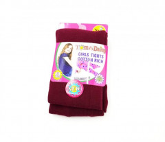 TOM AND DAISY Girls Tights (MAROON) (2 to 12 YEARS)
