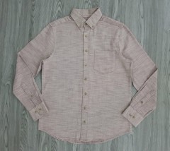 LC WAIKIKI Mens Sleeve Shirt (LIGHT BROWN) (S - M - L - XL)