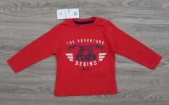 Boys Long Sleeved Shirt (RED) (6 to 36 Months)