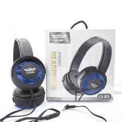 LELISU Wire Headphone With 3.5mm Connector Deep Bass And High Quality Clear Sound On-ear (BLUE) (FRH) (ONE SIZE)